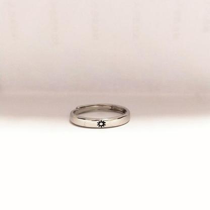 Adjustable Sun And Moon Promise Ring-xinru