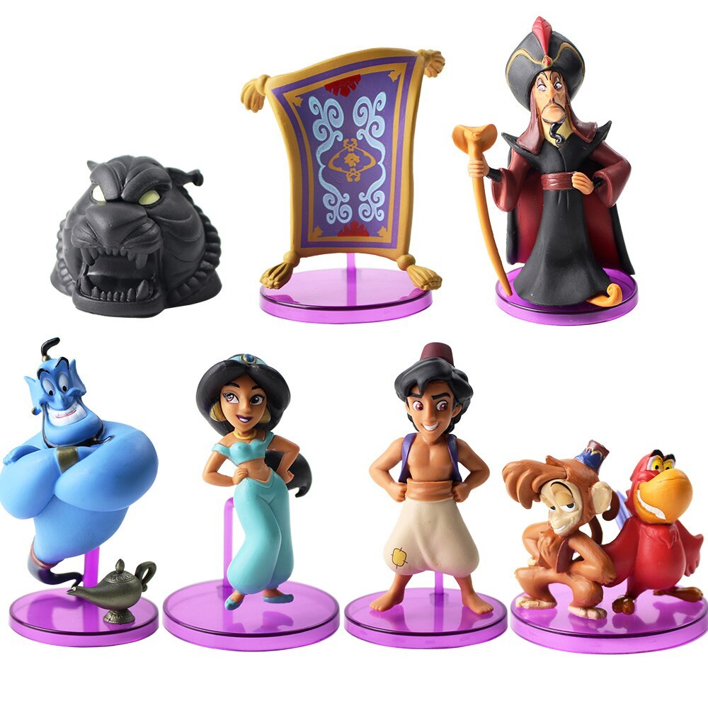 Walt Disney Movie Aladdin Collectible Figure Toy Bundle-xinru