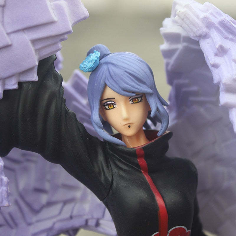 Anime Naruto Shippuden Akatsuki Konan Collectible PVC Model Figure Toy-xinru