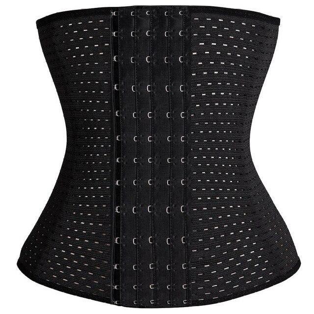 Steel Waist Trainer Belly Control Mesh Corset-xinru