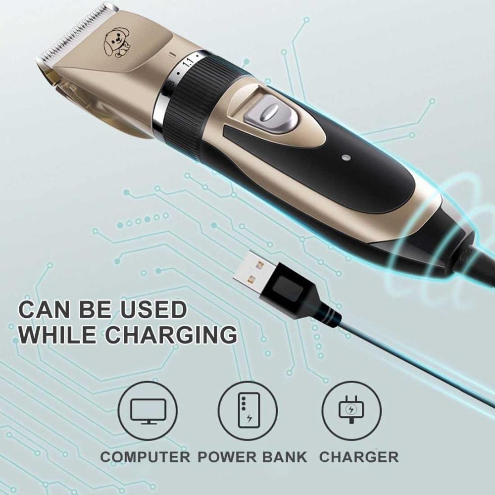 Cordless Electric Pet Cat Dog Hair Trimmer Grooming Kit-xinru