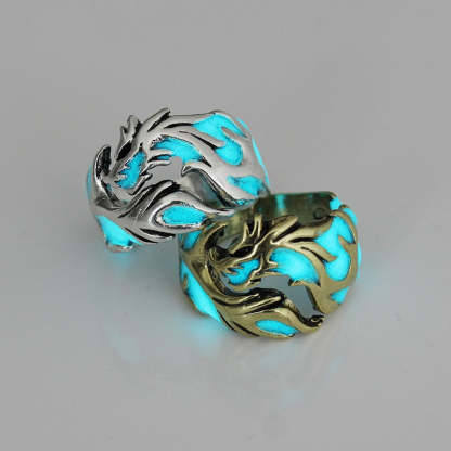 Hypoallergenic Luminous Dragon Ring  Favors For Women and Men-xinru