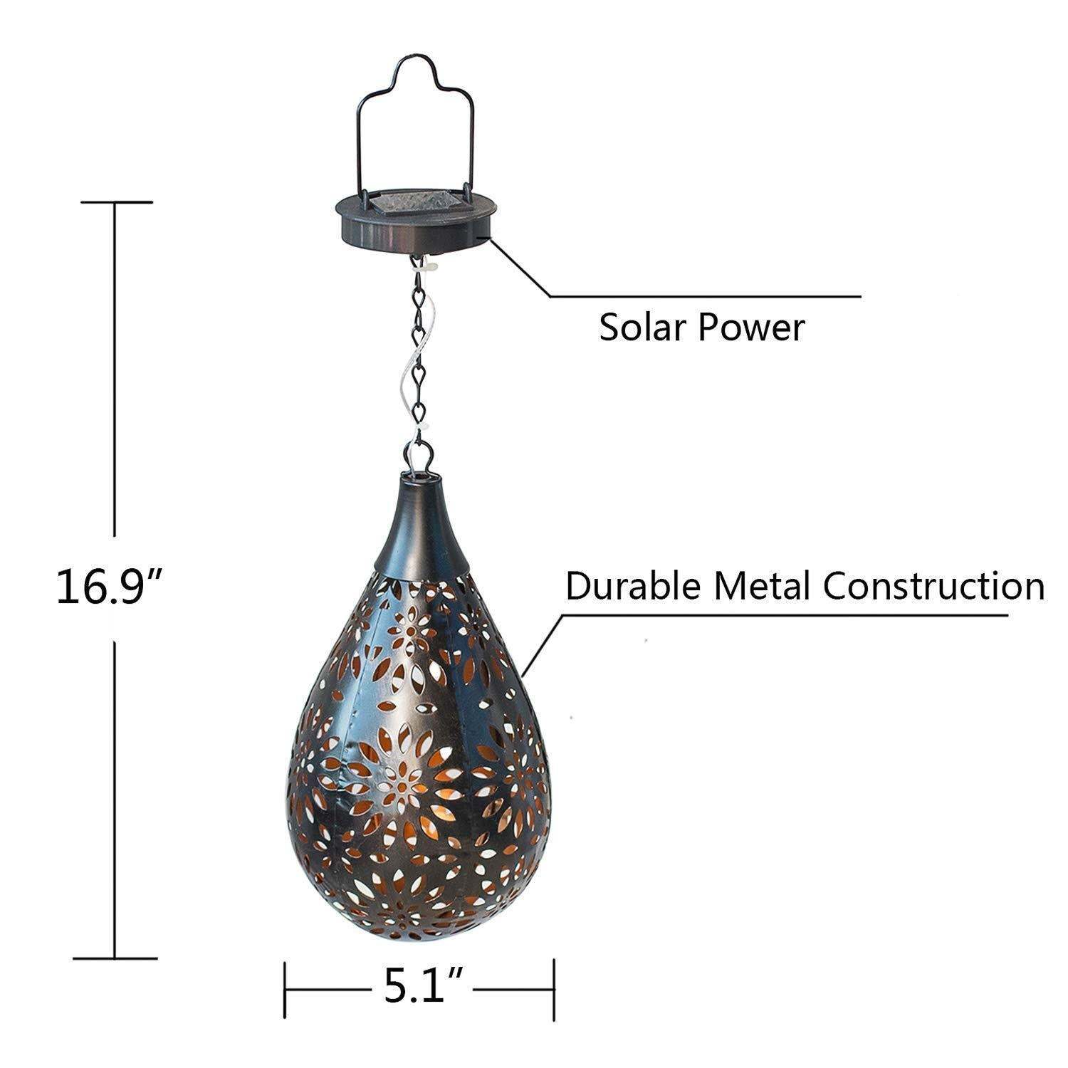 Solar Daisy Water Drops Garden Light-xinru shop