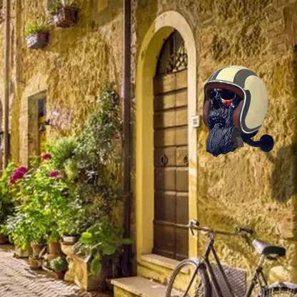 Motorcycle Helmet Rack Skull Helmet Holder Helmet Stand With Beard Helmet Rack-xinru shop