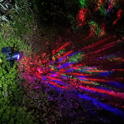 Solar Rotating Color Projection LED Outdoor Garden Lawn Light-xinru