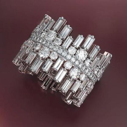 Women's Timeless Luxurious Zircon Bejeweled Ring-xinru