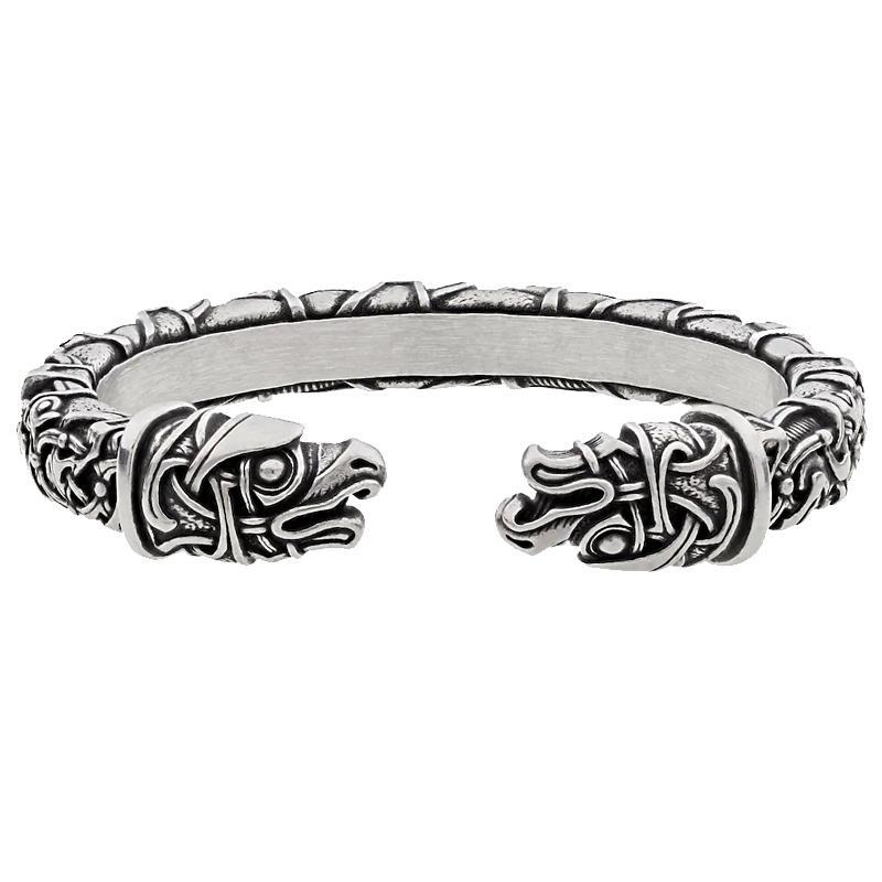 Oseberg Arm Ring - Pewter or Sterling Silver-xinru shop