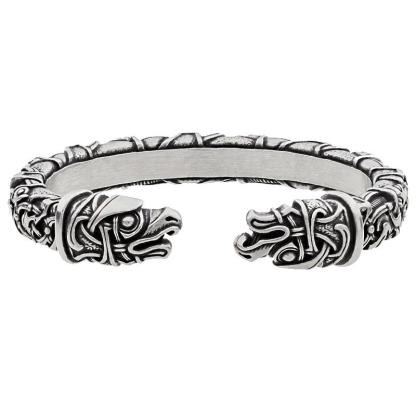 Oseberg Arm Ring - Pewter or Sterling Silver-xinru shop