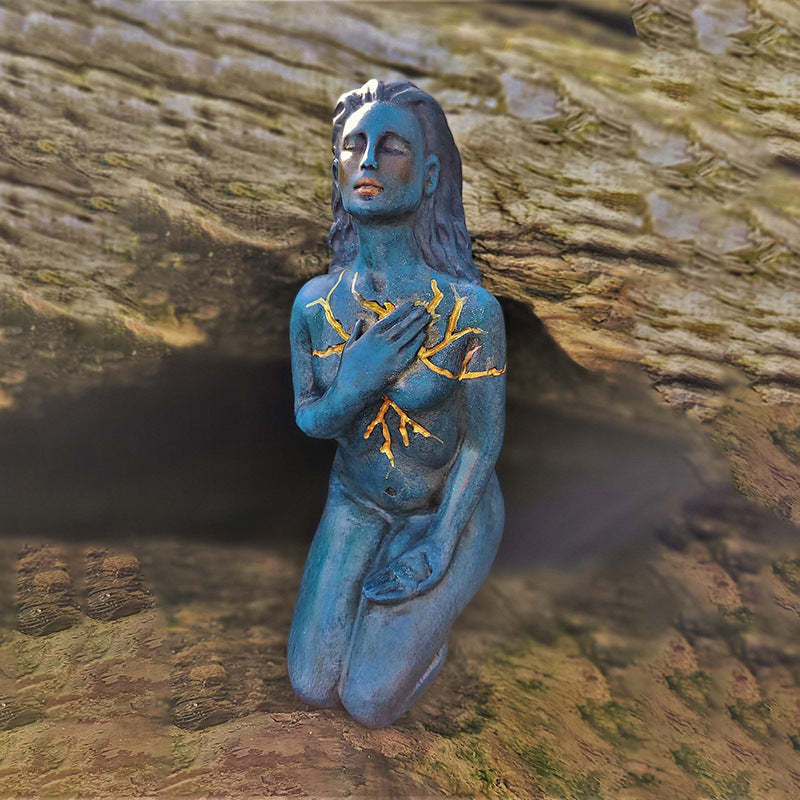 Healing Goddess Sculpture Self Love Statue By Shaping Spirit-xinru