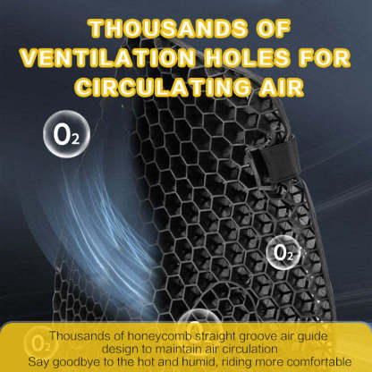 Universal Motorcycle Comfort Gel Seat Cushion Pillow Pad Pressure Relief Cover-xinru