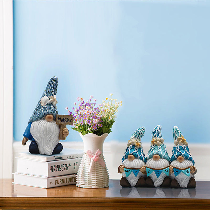 Cute Ocean Garden Gnome Statue-xinru