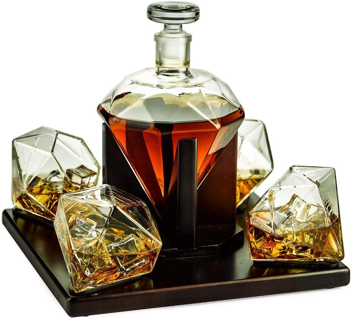 Diamond Jubilee Decanter閿?Decanter & Rack閿?-xinru shop