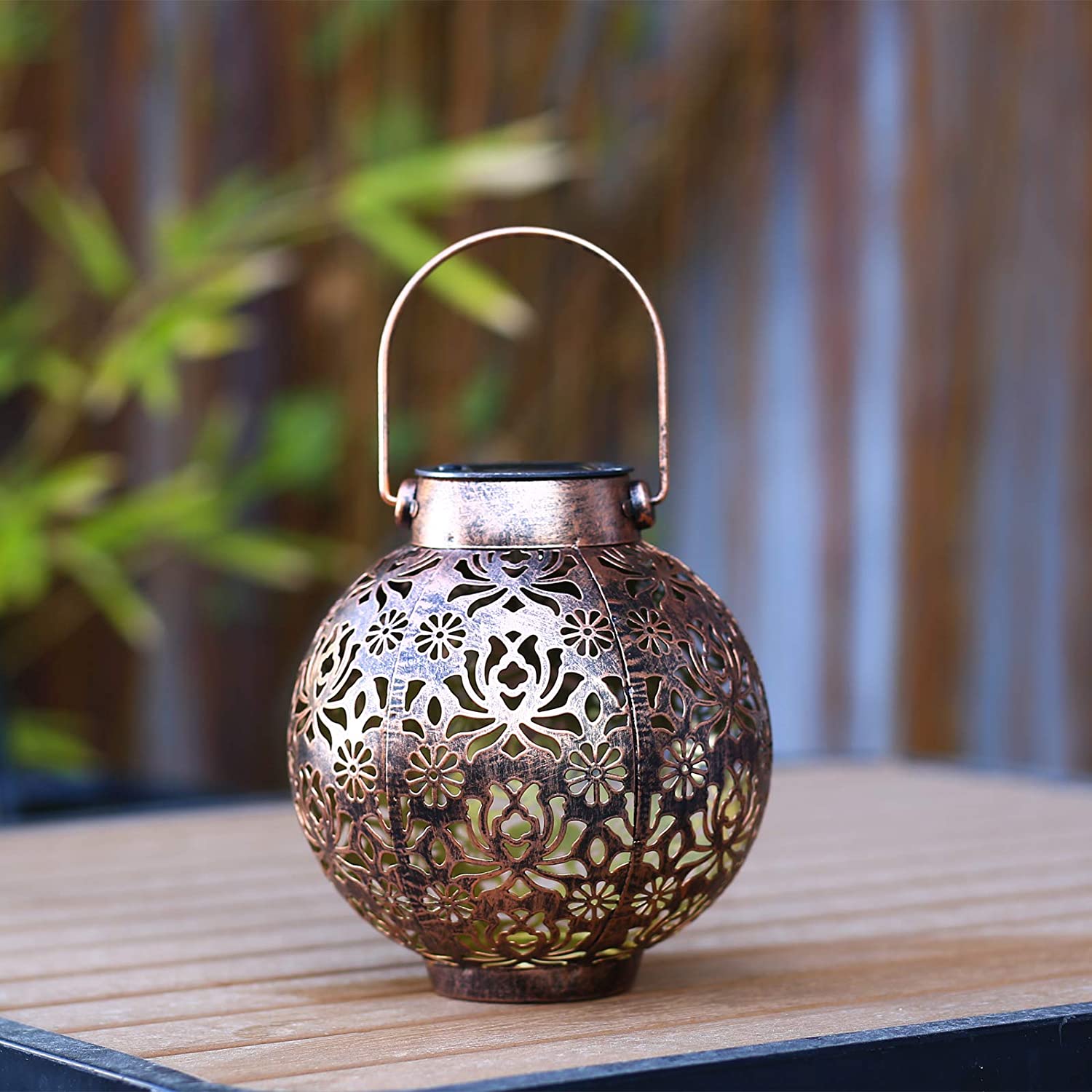 Hollowed-Out Solar Hanging Lantern-xinru shop