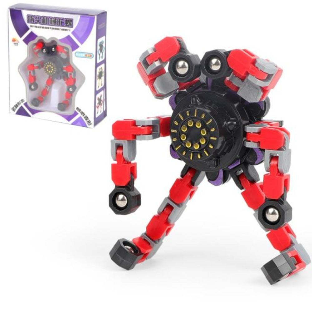 Transforming Robot Finger Fidget Spinner Gyro-xinru