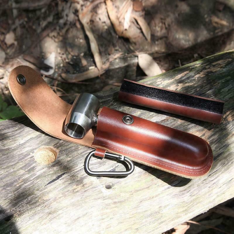 Custom Bushcraft Hand Auger Wrench With Leather Case-xinru