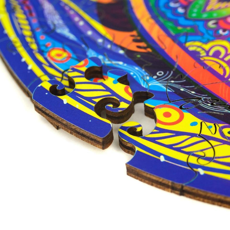 Shining Fish Wooden Jigsaw Puzzle With Box Gifts-xinru