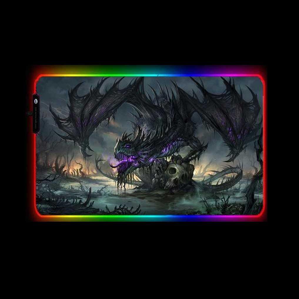 The Dragon RGB LED Mouse Mat-xinru