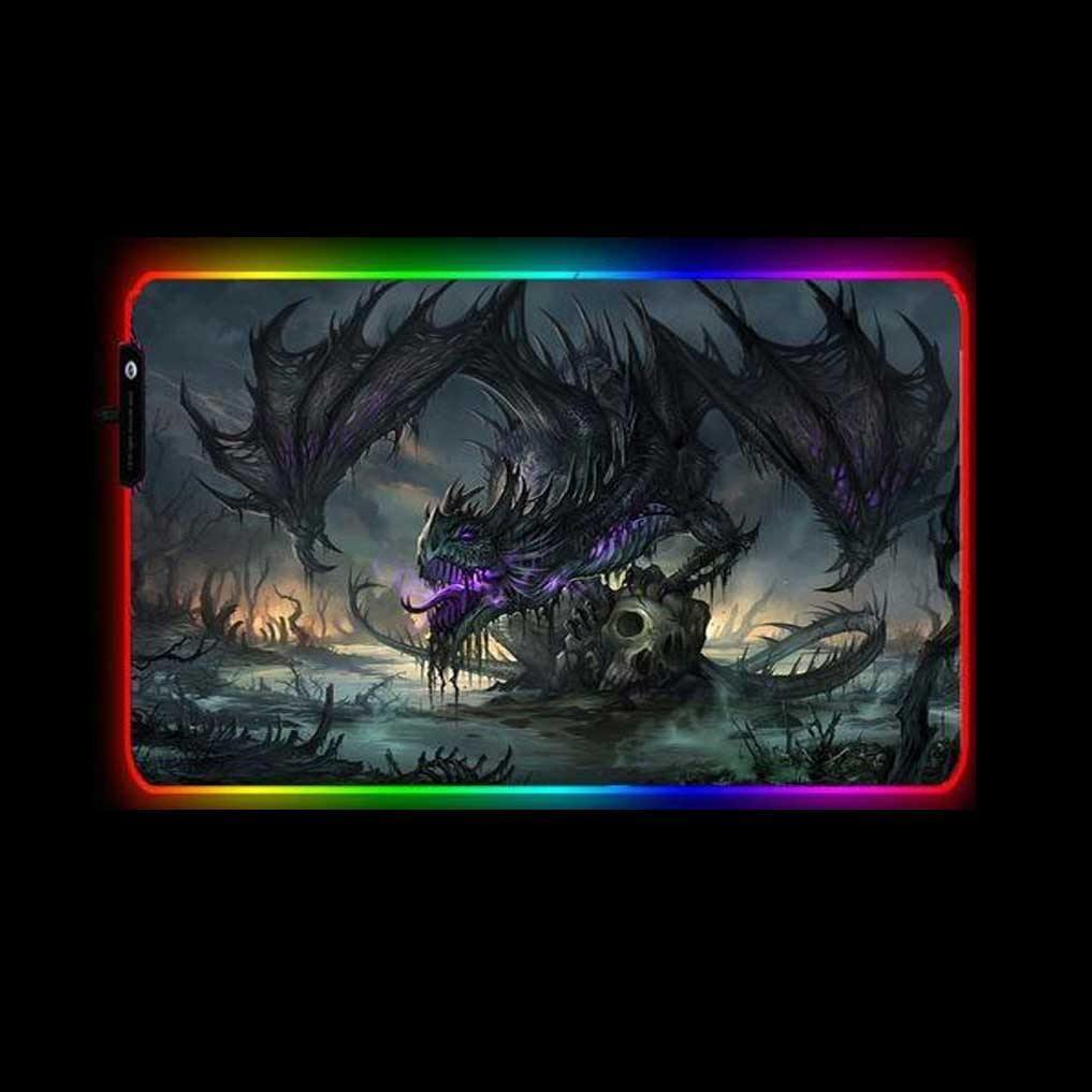 The Dragon RGB LED Mouse Mat-xinru
