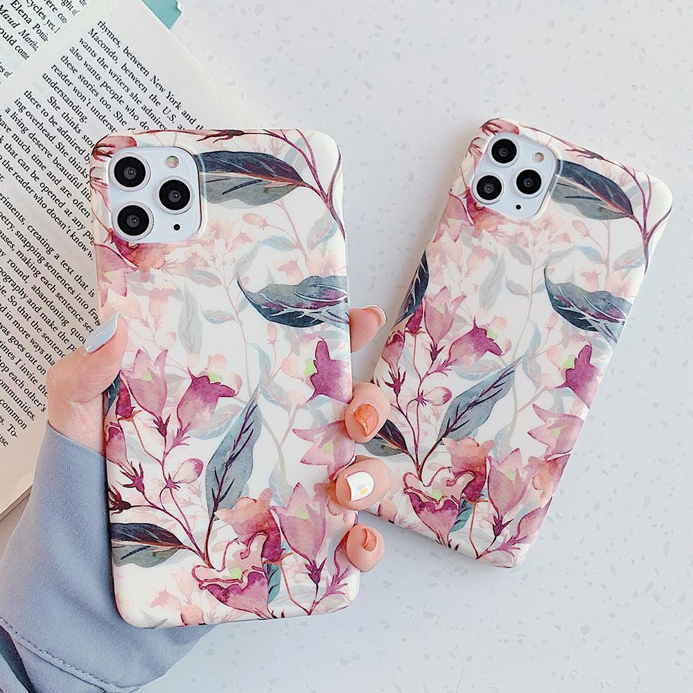 Retro Watercolor Flower Case-xinru