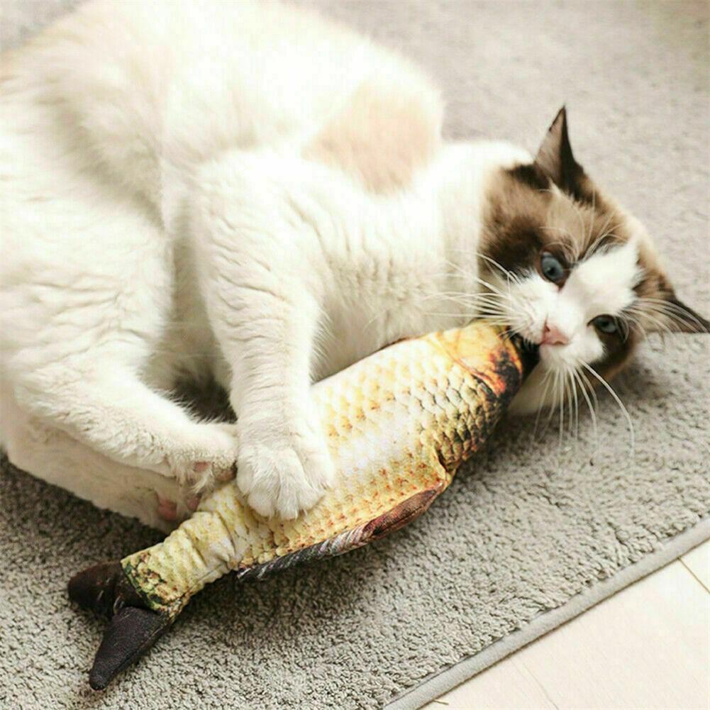 Simulation Electric Floppy Fish Interactive Pets Toy-xinru