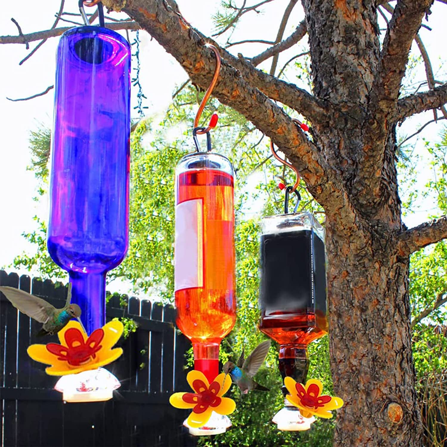 Turn Recycled Bottles Into Hummingbird Feeder Flower Kits-xinru