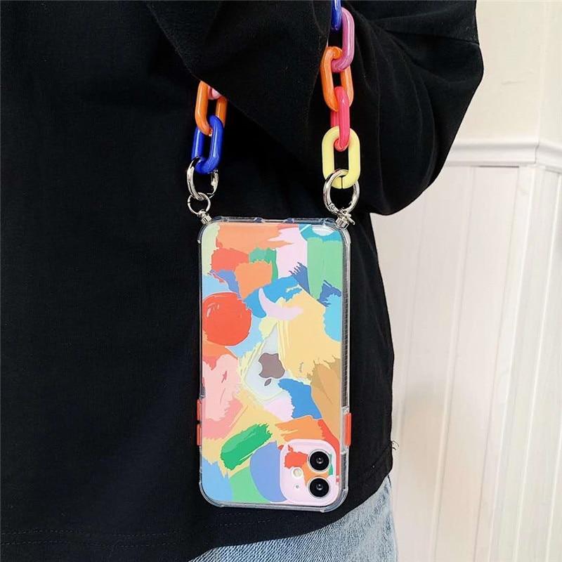Abstract Art Chain Case-xinru