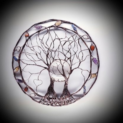 Circle Of Life Metal Tree Wall Art-xinru