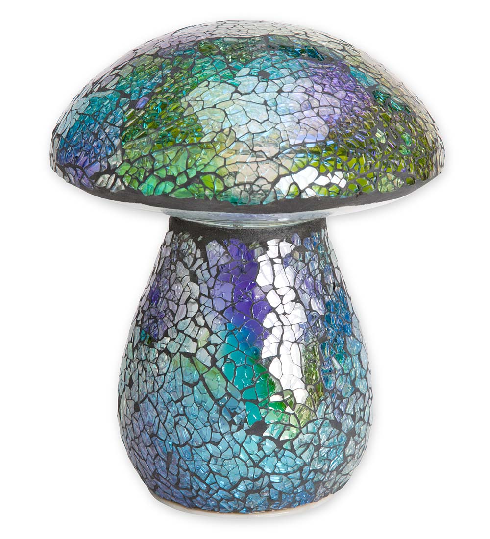 Glass Mosaic Mushroom Lawn Ornament-xinru