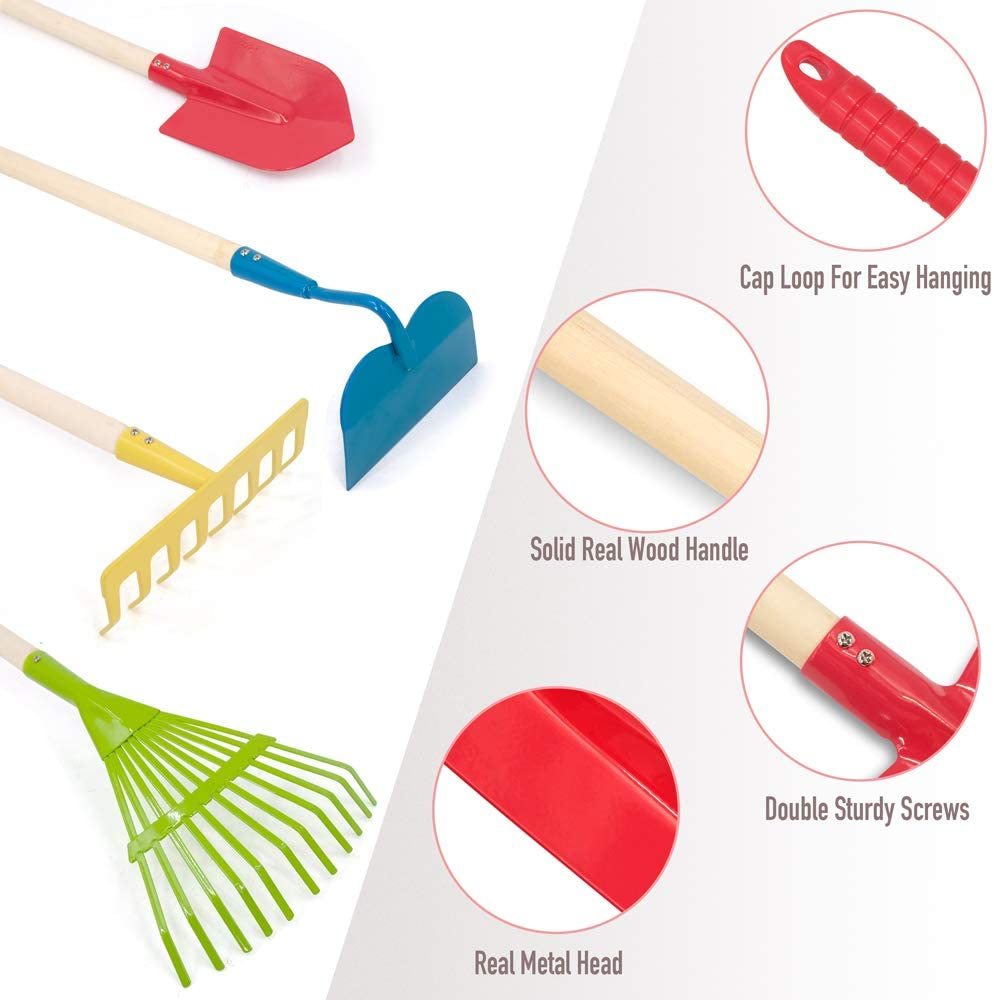 Colorful 8PCS Kids Gardening Tools Set-xinru shop