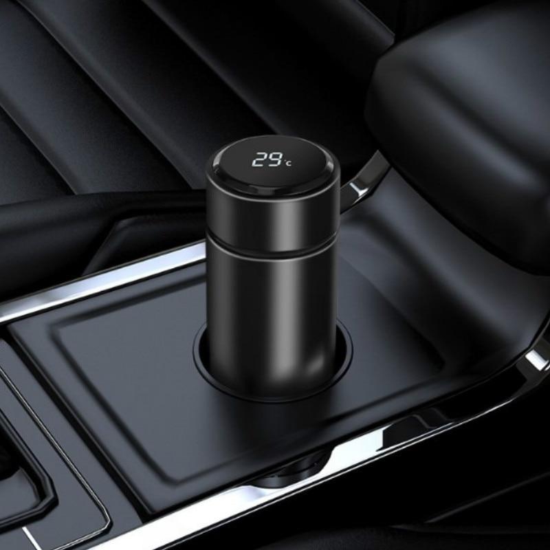 Intelligent Insulated Thermos Bottle with Temperature Display-xinru