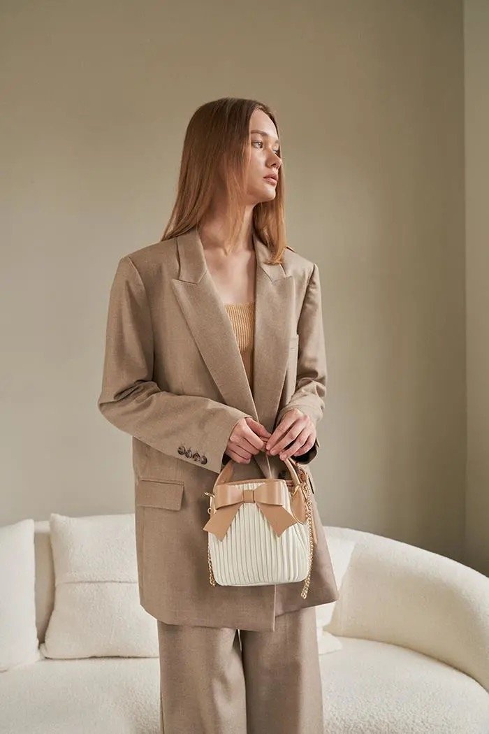 ボウチェーンクロスボディバッグ-xinru shop