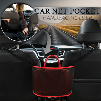 Car Net Pocket Handbag Holder-xinru