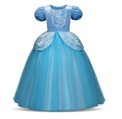Cinderella Fairytale Princess Cosplay Dress For Girls-xinru
