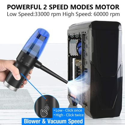 Portable Mini Car Handheld Cordless Rechargeable Air Duster-xinru