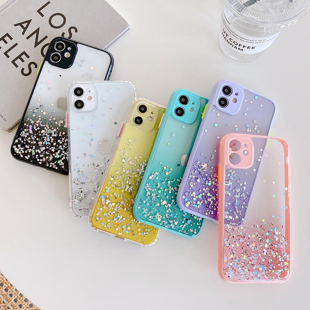 Gradient Glitter Sequins Case-xinru