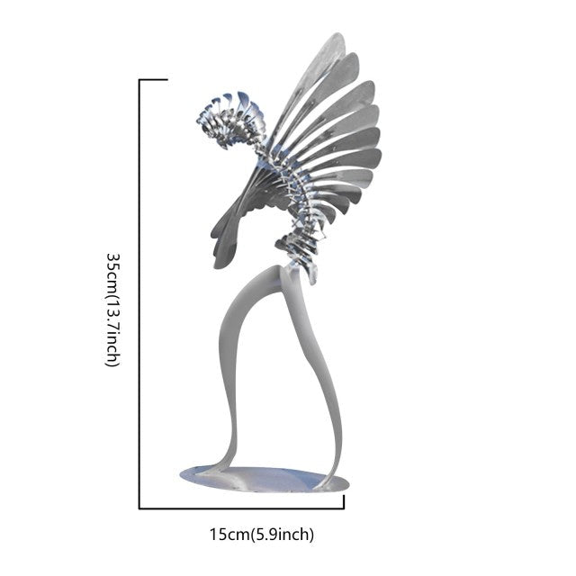 Unique Magical Metal Windmill Rotating Humanoid Garden Ornament-xinru