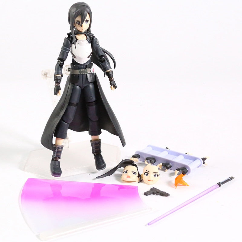 Anime Figma 248 Sword Art Online SAO Kirito GGO Ver. PVC Action Figure-xinru
