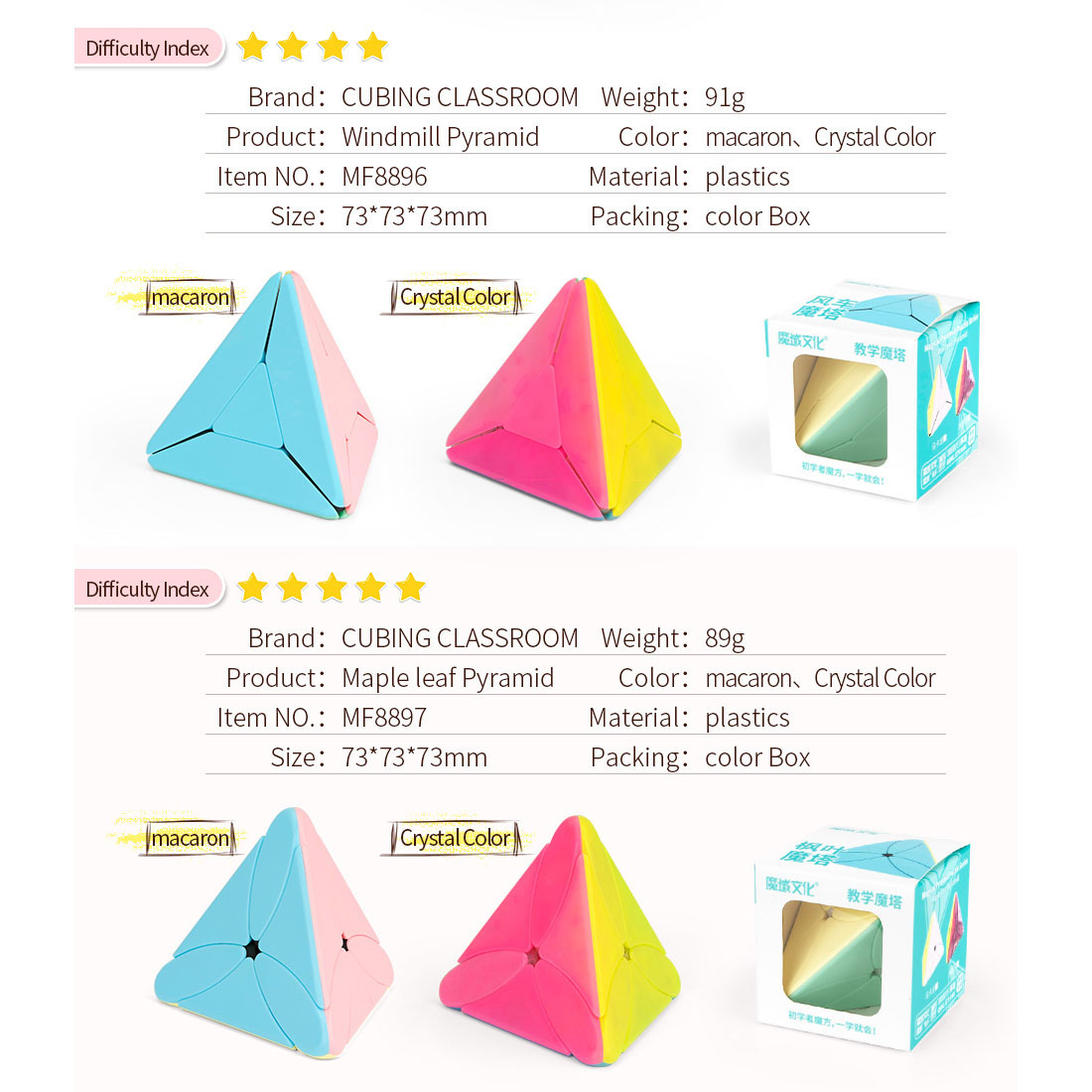 MoYu Macaron Pyraminx-xinru shop