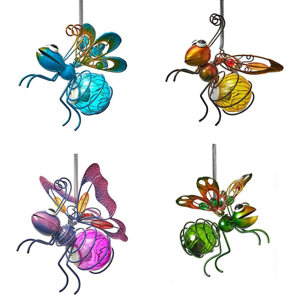 Hanging LED Solar Flying Bug Decor-xinru