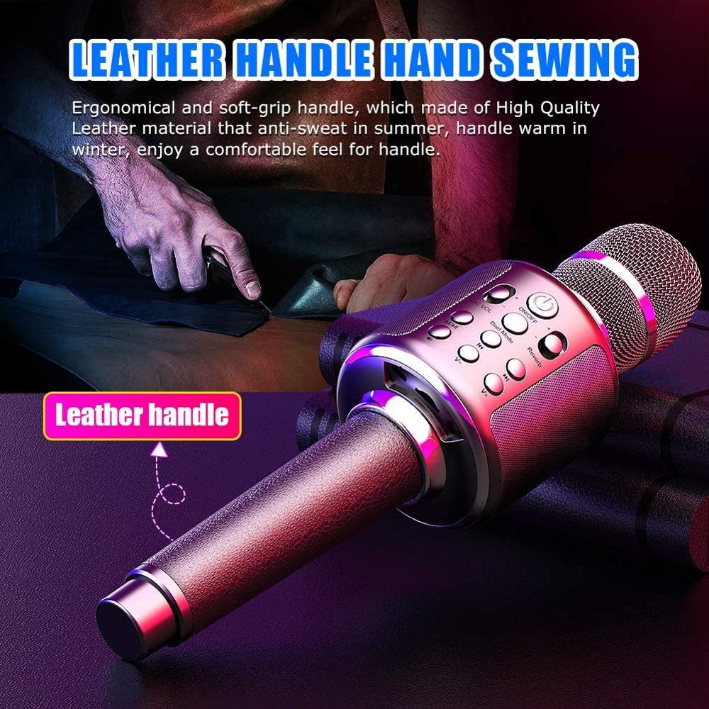 Portable Handheld Wireless Bluetooth Microphone Speaker-xinru
