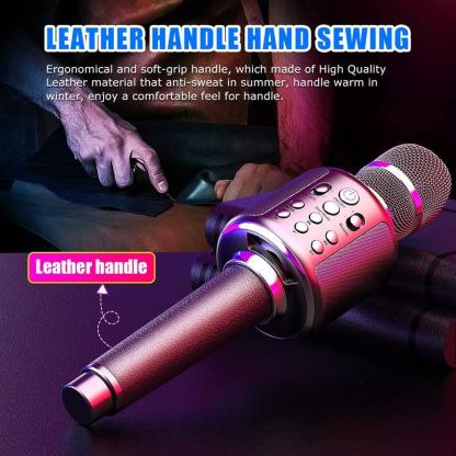 Portable Handheld Wireless Bluetooth Microphone Speaker-xinru
