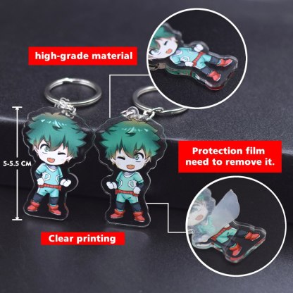 Ichigo Kurosaki Double Sided Anime Keyring Bleach-xinru