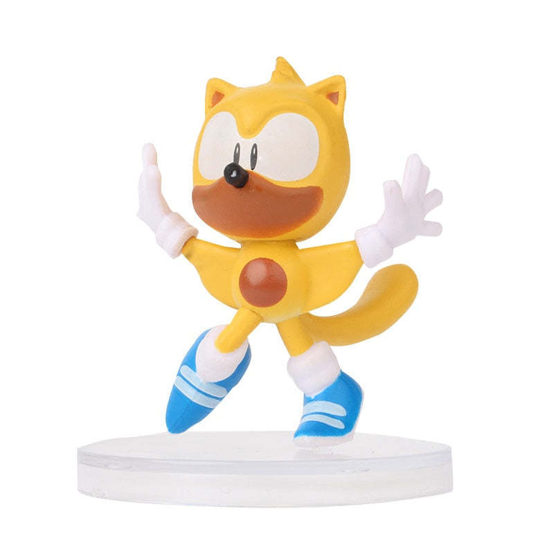 Popular Sonic the Hedgehog Character PVC Action Figure Toys For Children-xinru