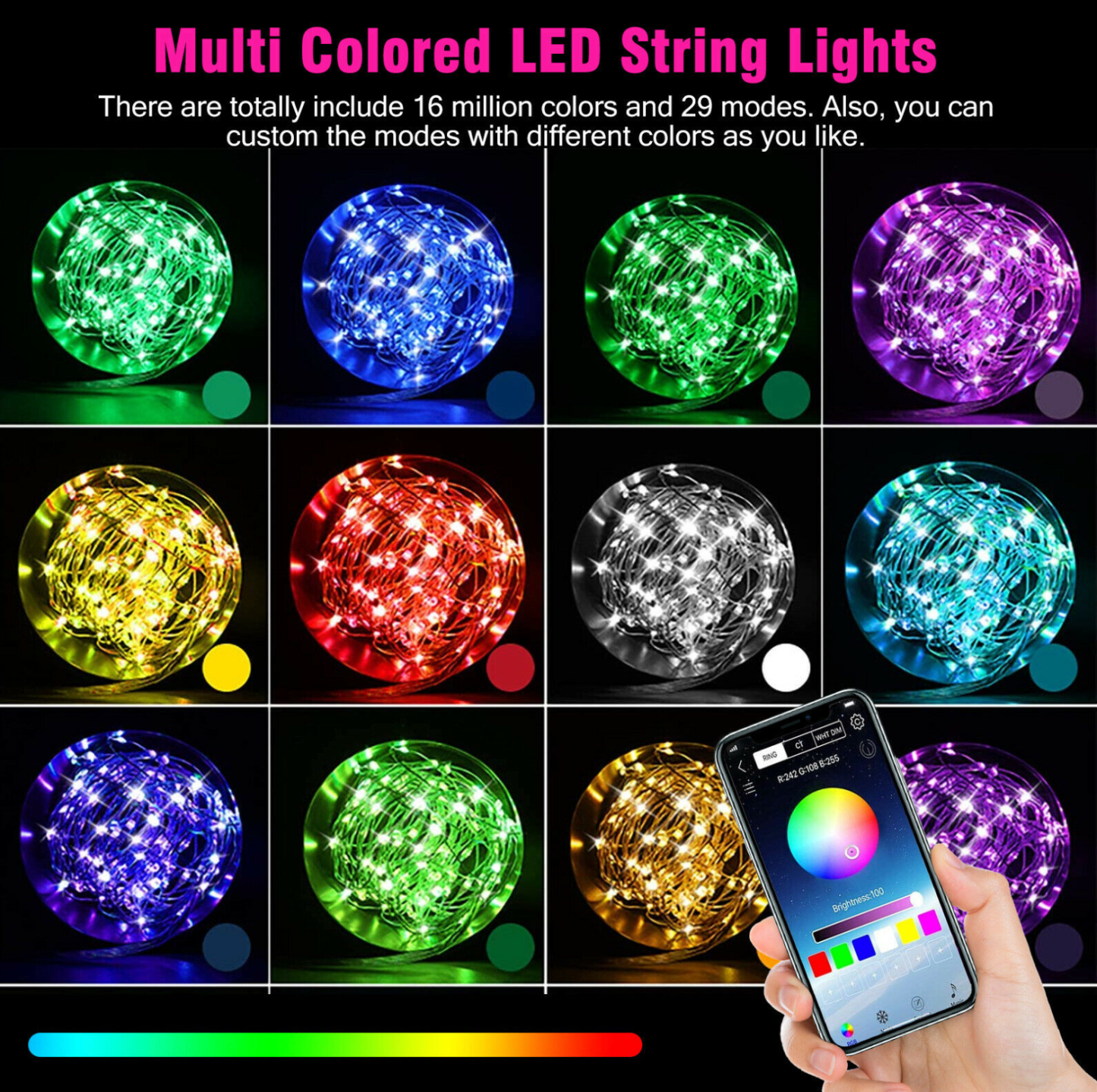 Christmas Tree LED String Lights-xinru shop