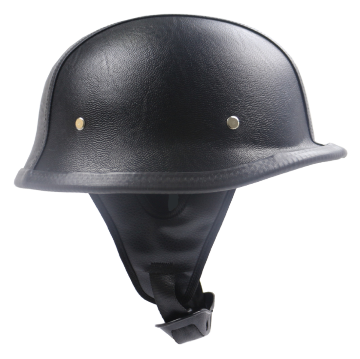 Retro Punk Style Motorcycle Half Face Helmet Lightweight Design-xinru shop