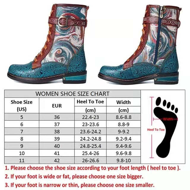 Women's Mid-tube Martin Boots-xinru shop