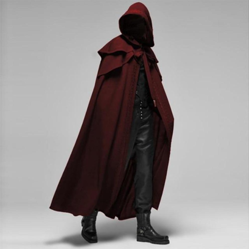 Viking Renaissance Gothic Hooded Cloak-xinru