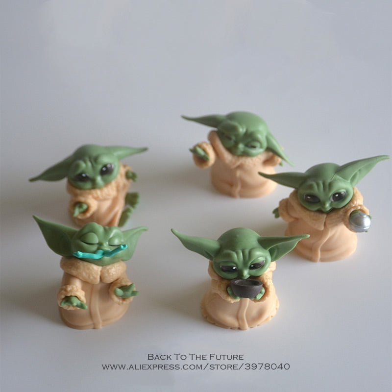 Star Wars Toy Master Baby Yoda Darth PVC Anime Action Figure Mini Doll-xinru