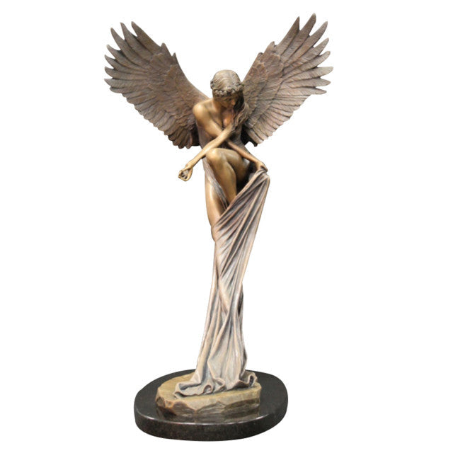 Redemption Angel Creative Sculpture Garden Decoration Home  Figurines-xinru
