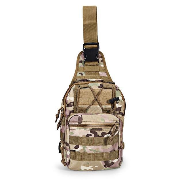 Military Survival Shoulder Tactical Sling Backpack-xinru